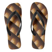 Tongs Image d'art en bois (Semelle)