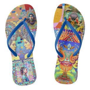 TONGS IMAGINAIRE DESIGNER COLLAGE
