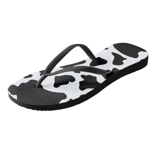 Tongs Impression de la vache (Incliné)