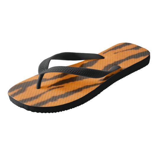 Tongs Impression sauvage du tigre (Incliné)