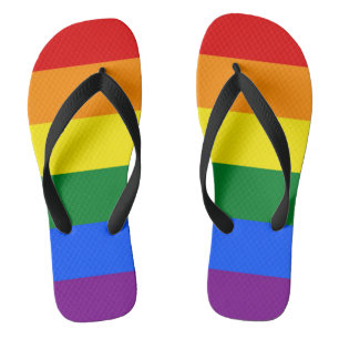 Tongs Indicateur Gay pride arc-en-ciel