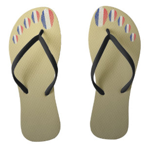 Tongs Indicateur tactile français