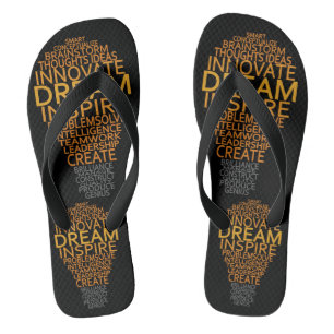 Tongs Inspirational Light Bulb sandales