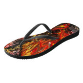 Tongs Inspiré par les incendies de Californie (Incliné)