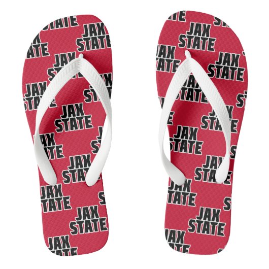Tongs Jacksonville State University JAX STATE Bold Text (Semelle)