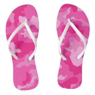 Tongs Jane GI Military Pink Camouflage Shoot Party