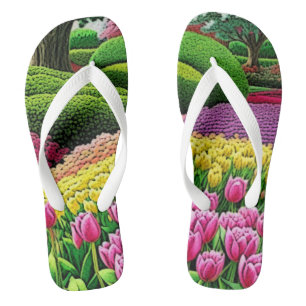 Tongs Jardin de Tulip :