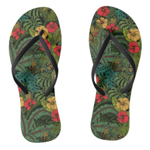 Tongs Jardin tropical