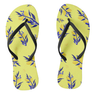 Tongs Jaune citron