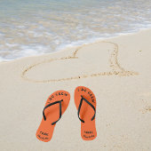 Tongs Je Fais Crew Orange Et Black Bachelorette