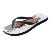 Tongs Je porte mon coeur sur ma semelle (Incliné)