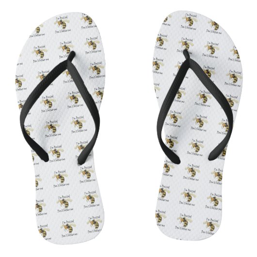 Tongs Je suis bourré ne me dérange pas (Semelle)