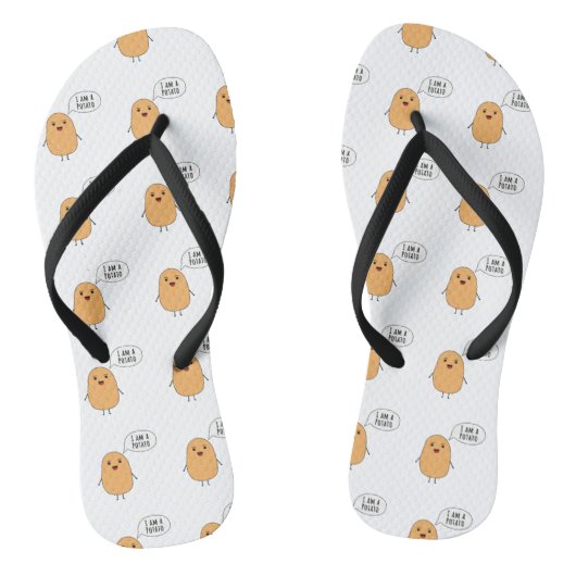 Tongs Je suis une pomme de terre (Semelle)