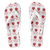 Tongs Jeremiah 17:9 KJV Bible Ecriture Tout-En Unisex (Semelle)