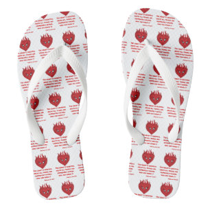 Tongs Jeremiah 17:9 KJV Bible Ecriture Tout-En Unisex