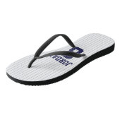 Tongs Jersey de baseball avec nom et numéro personnalisé (Incliné)