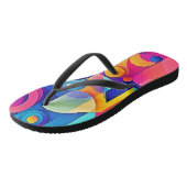Tongs Jeu de Formes Vibrantes (Incliné)