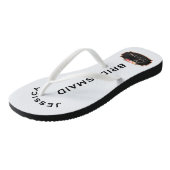 Tongs Jeune mariée d'équipe du mariage de plage de (Incliné)