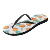 Tongs Joli ananas TROPICAL Slim Straps Flip Flops (Incliné)