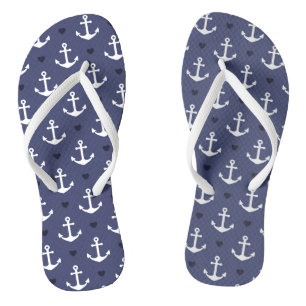 Tongs Joli Motif de Ancre