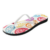 Tongs Joli Motif Paisley (Incliné)