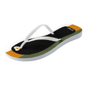 Tongs Jolie Chypre couleurs drapeau Patriotique (Incliné)