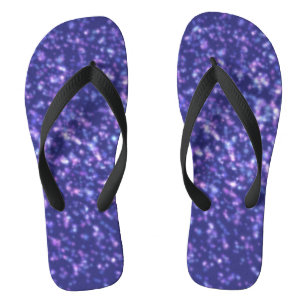 Tongs Jolies Sandales à Bascules Bleu Violet Étoile Cosm