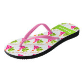 Tongs Joyeux anniversaire personnalisé (Incliné)