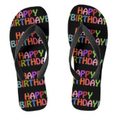 Tongs Joyeux Flip Flops d'anniversaire (Semelle)