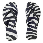 Tongs Jungle Zebra Imprimer Été Sandale Feuilles (Semelle)