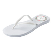 Tongs Juste bascules électroniques florales mariées (Incliné)