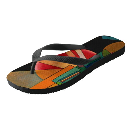 Tongs Kandinsky - Interprétation Abstraite (Incliné)