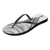 Tongs Keffiyeh Écharpe palestinienne tissu traditionnel (Incliné)