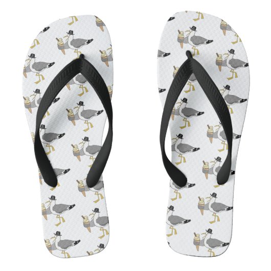 Tongs Kiss Me Quick Seagull Flip Flops Plage Chaussures (Semelle)