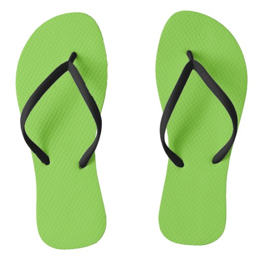 Tongs Kiwi vert couleur solide (Semelle)