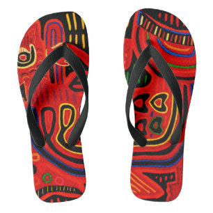 Tongs Kuna Tribal San Blas Island Flip Flops
