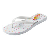 Tongs La crème glacée rend tout mieux la plage (Incliné)