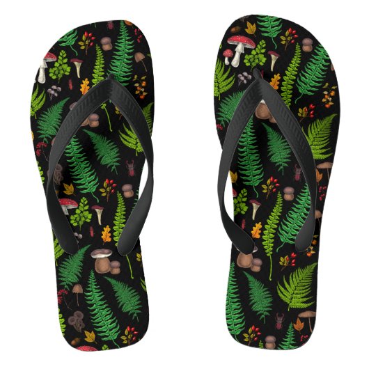 Tongs La faune et la flore des bois (Semelle)