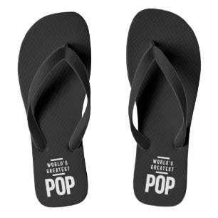 Tongs La plus grande pop du monde   Cadeau Père Grand-Pè