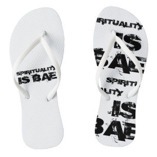 Tongs LA SPIRITUALITÉ EST BAE Flip Flops II