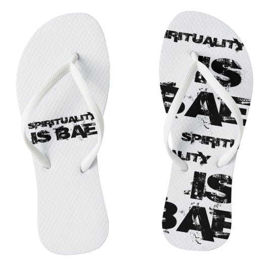 Tongs LA SPIRITUALITÉ EST BAE Flip Flops II (Semelle)