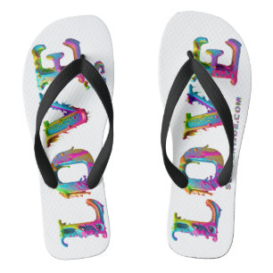 Tongs L'amour de SlipperyJoe est amour spray peinture ga