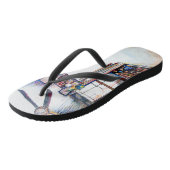 Tongs L'amour n'est pas un mur, c'est un pont (Incliné)