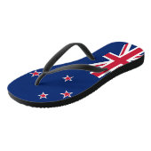 Tongs Lanières minces pour adultes avec drapeau de la No (Incliné)