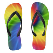 Tongs L'arc-en-ciel teignent en nouant (Semelle)