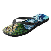 Tongs Le Chat qui a mangé le Canari (Incliné)