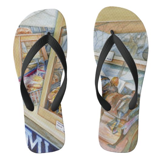 Tongs Le côté ensoleillé de la folie (Semelle)