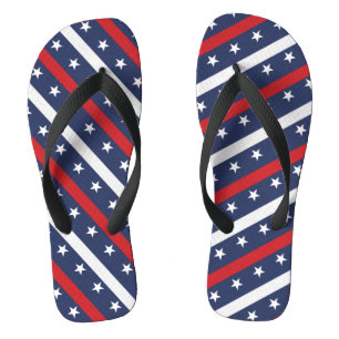 Tongs Le drapeau américain le plus patriotique 4 Juill