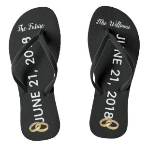 Tongs Le futur nom fait sur commande des bascules