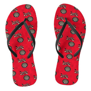 Tongs Le Logo Et Le Tableau De Bord En Rouge,